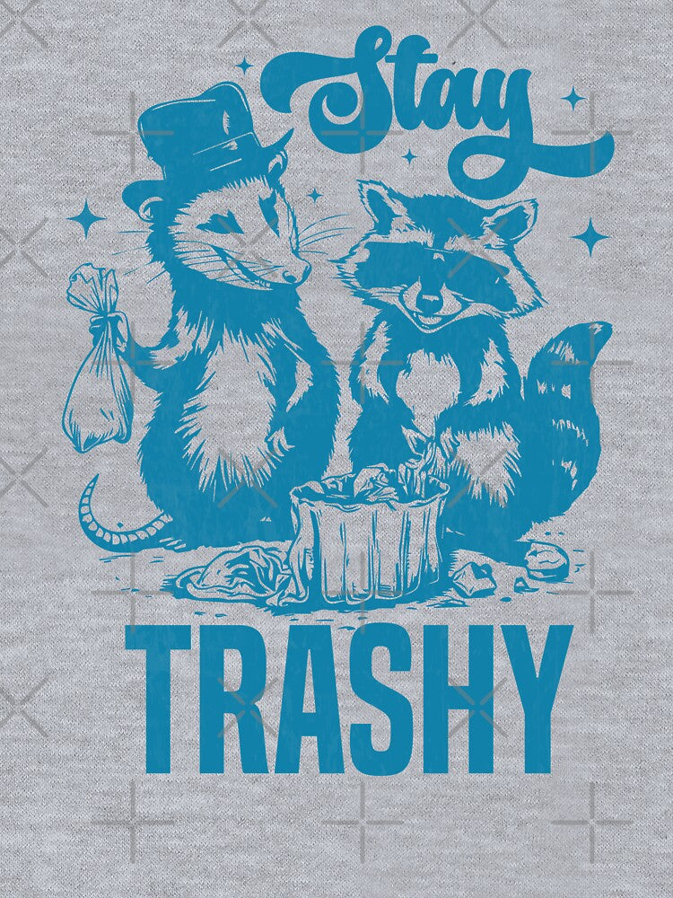 Stay Trashy Raccoon and opossum by hautehub
