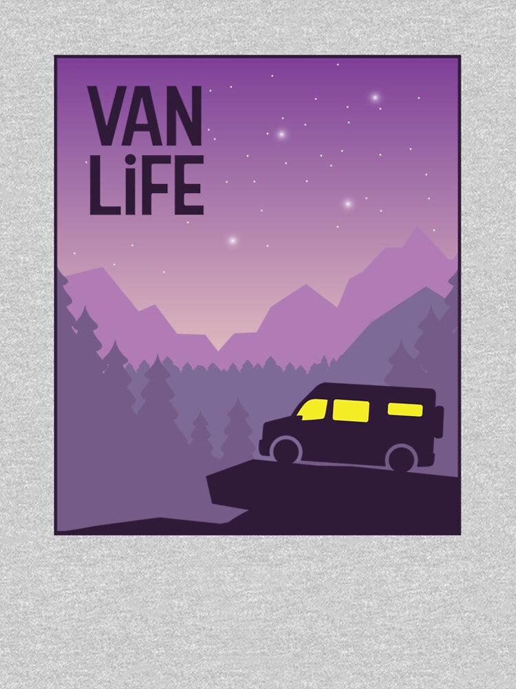 Van in the Purple Mountains - Van Life by pixelinga