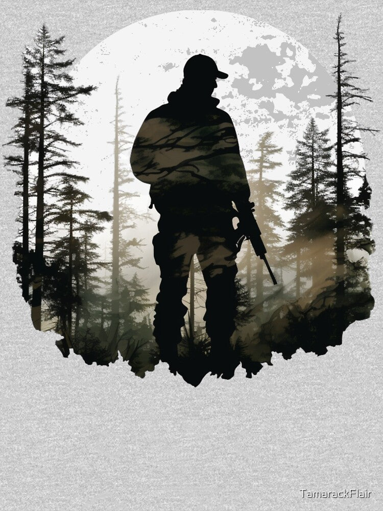 Retro Style Hunter in the Woods by TamarackFlair