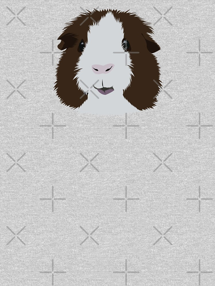 Brown and White Guinea Pig by KCPetPortraits