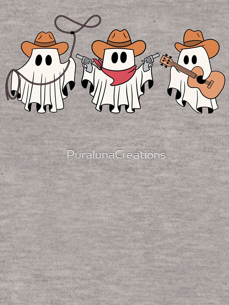 Halloween Cowboy Ghost, Retro Halloween, Western Halloween, Country Wild West, Cowboy Gift for Him, Spooky Halloween by PuralunaCreations