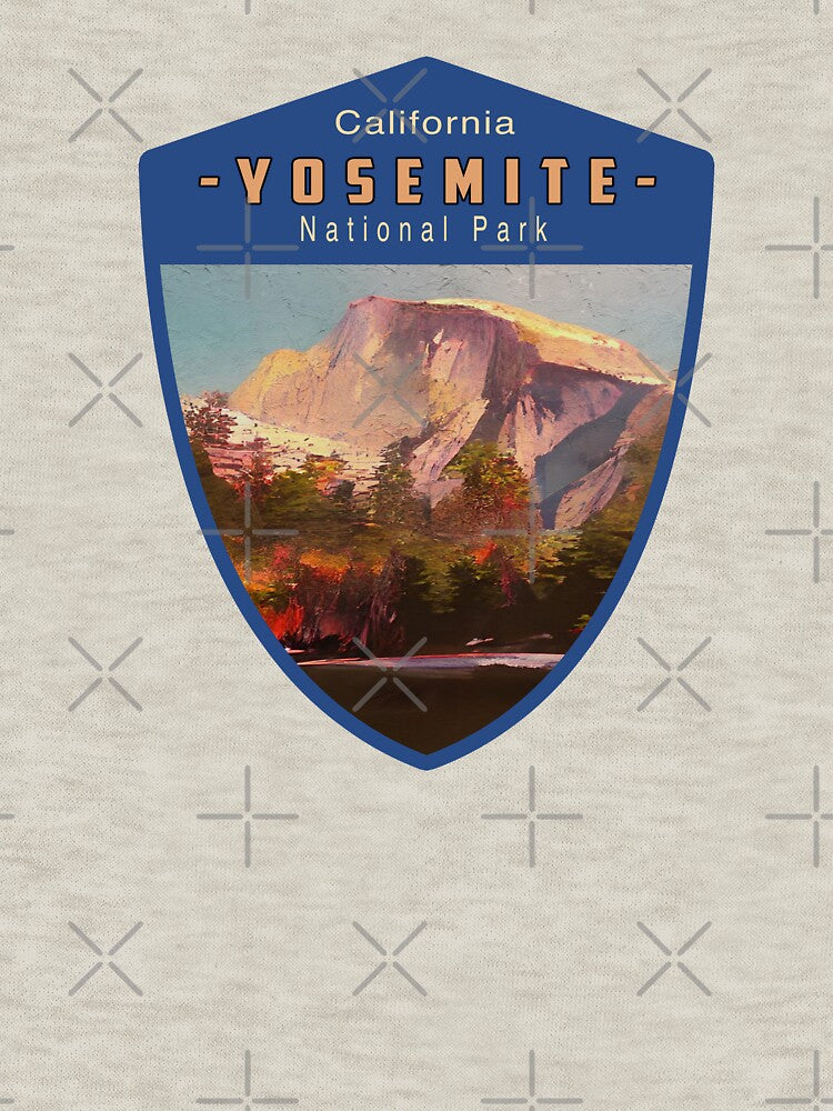 Vintage Adventure California Travel Yosemite National Park by CattlettArt