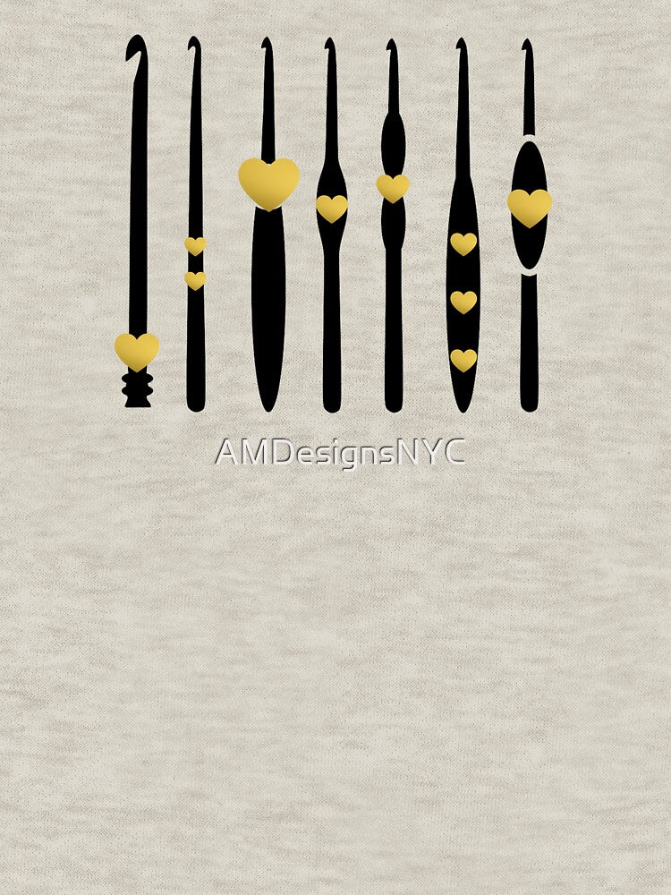 Heart Crochet Hooks by AMDesignsNYC