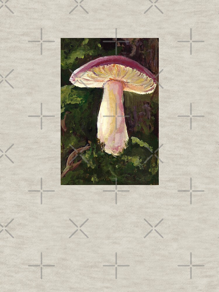 Cottagecore Mushroom Acrylic Painting | Cute Cottage Home Decor by JoyfulStarArt