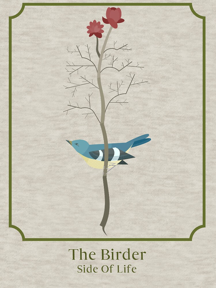 The Birder Side Of Life funny Bird Watching Women by Jane Pierce Art