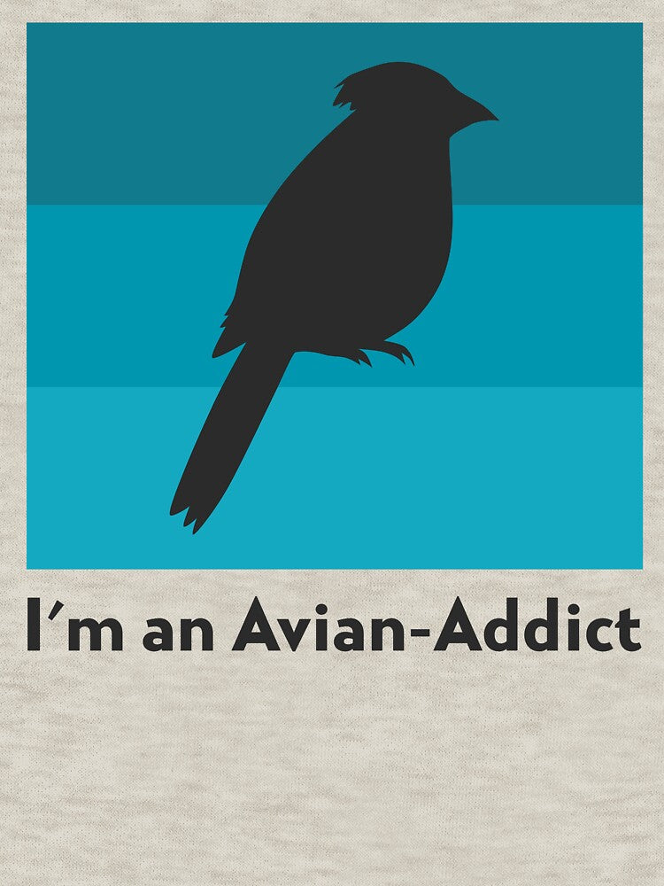 I'm an Avian-Addict  funny Bird Watching Women by Jane Pierce Art