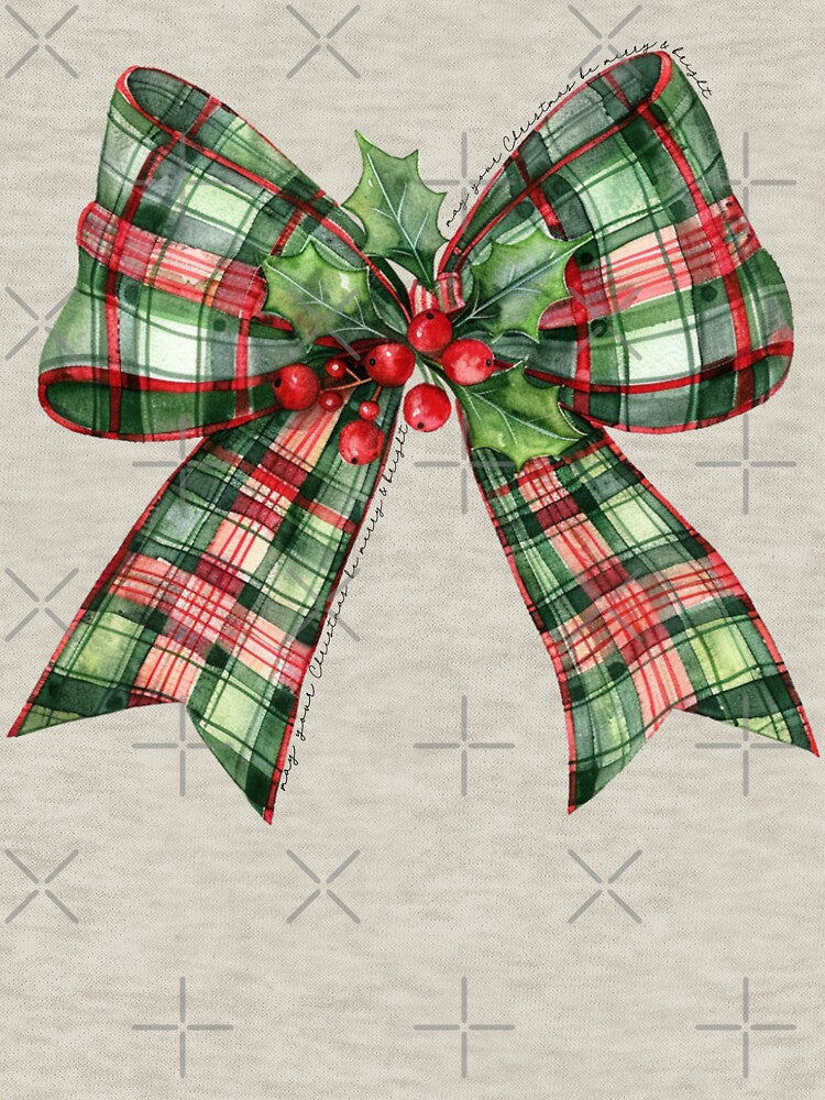Merry & Bright, bow. by Geek'eh Goods