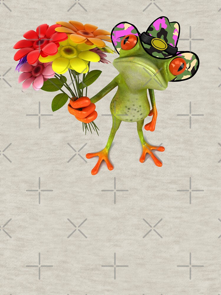 Frog With Attitude –  Funny Rebel Frog Meme Aesthetic Cute Grumpy Style by VectorJoy