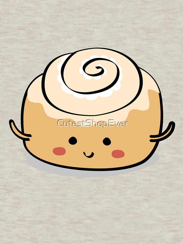Kawaii Cinnamon Roll - Sweet Bakery Treat Foodie Gift by CutestShopEver