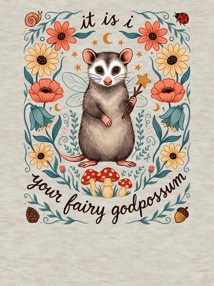 It Is I Your Fairy Godpossum Fantasy Opossum Meme by Redgiant87x