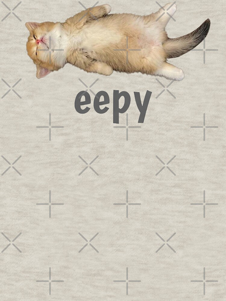 Eepy Cat, Silly Sleepy Cat Unhinged Sarcastic Humor Meme 2 by Vonravenn