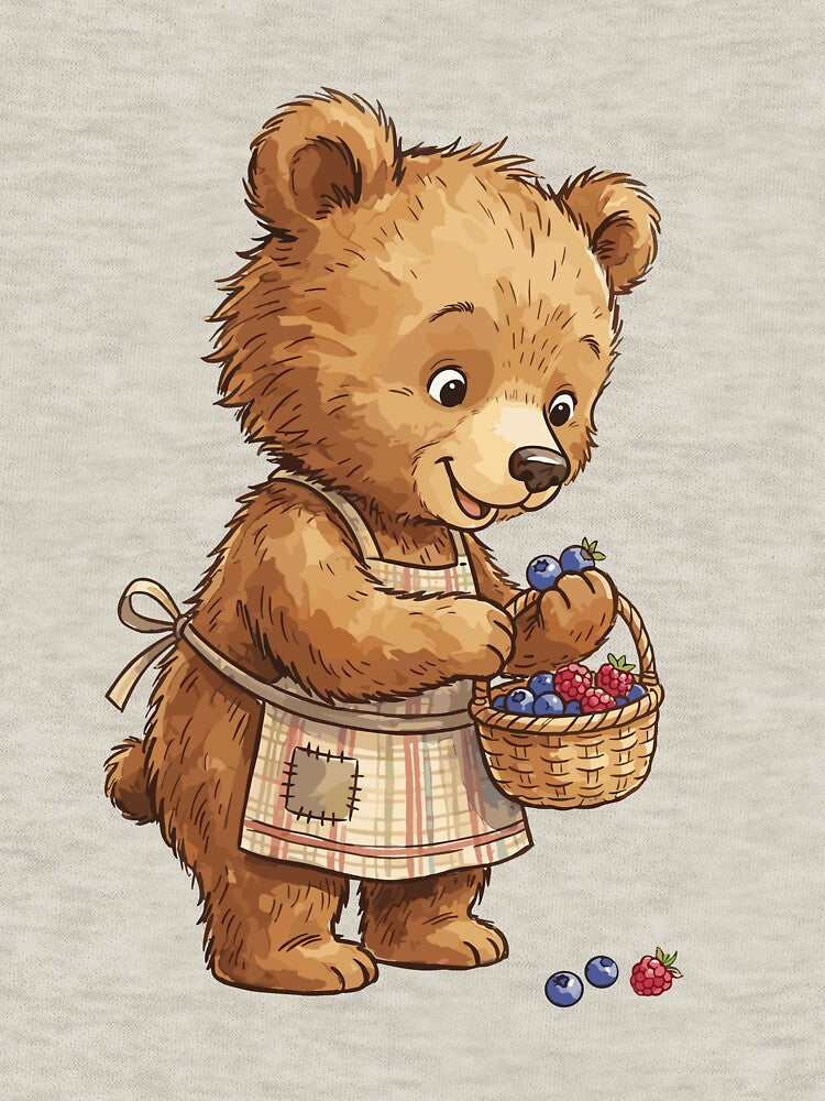 Magical Cottagecore: The Berry Basket Bear by bapupa