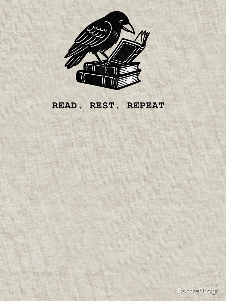 Raven, Allan Poe inspired bookish art by BosskaDesign
