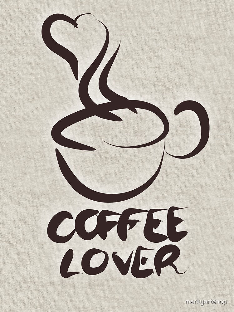 Coffee Lover Black version by markyartshop