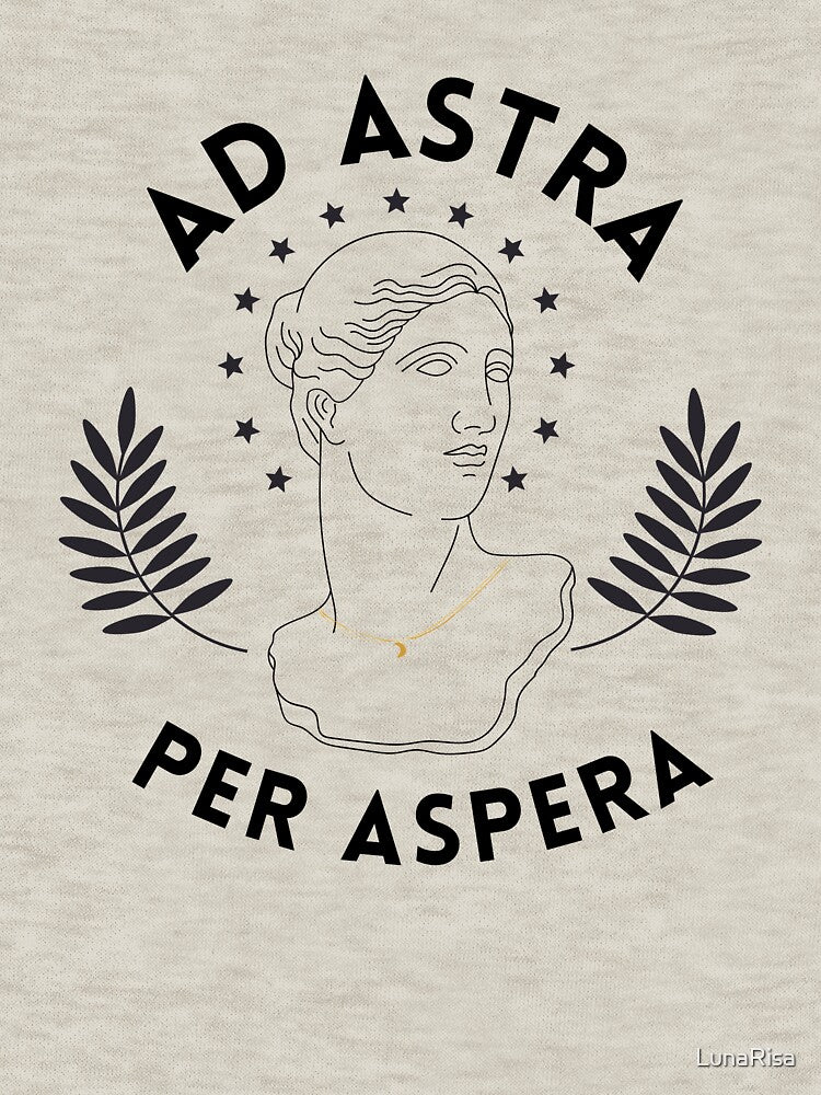 Dark Academia Aesthetic Greek Bust Mystic Snakes - Ad Astra Per Aspera - To the stars through difficulty - Aesthetic Clothing by LunaRisa