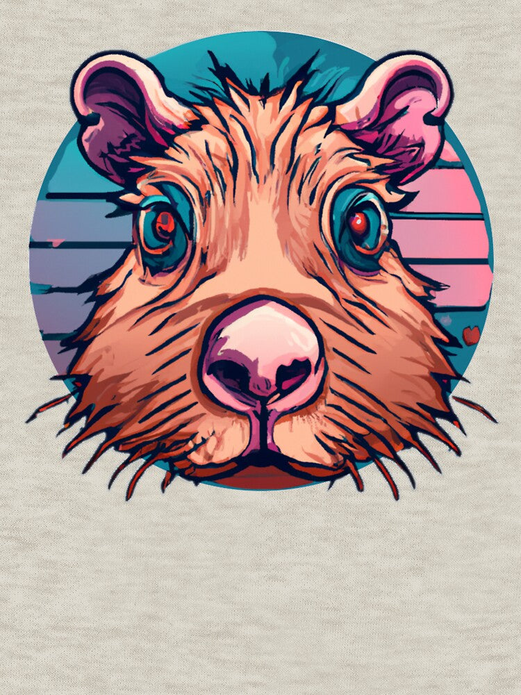 Trippy Capybara by ArtfulThreadsCo