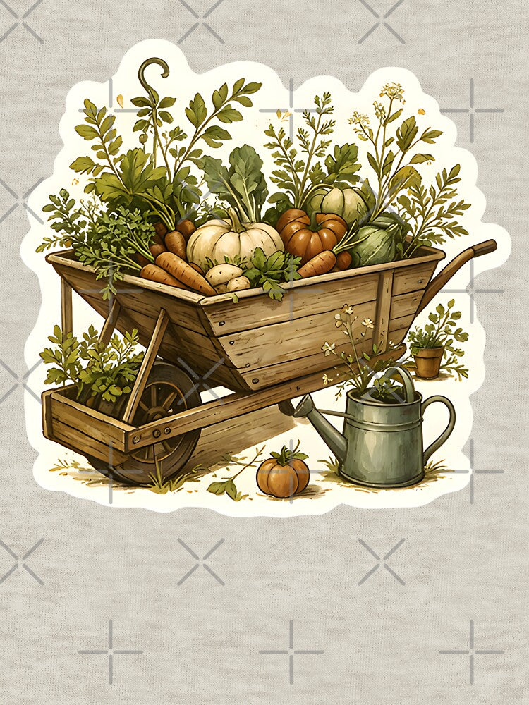 Vintage Herb Garden Illustration by Spirit of Siam