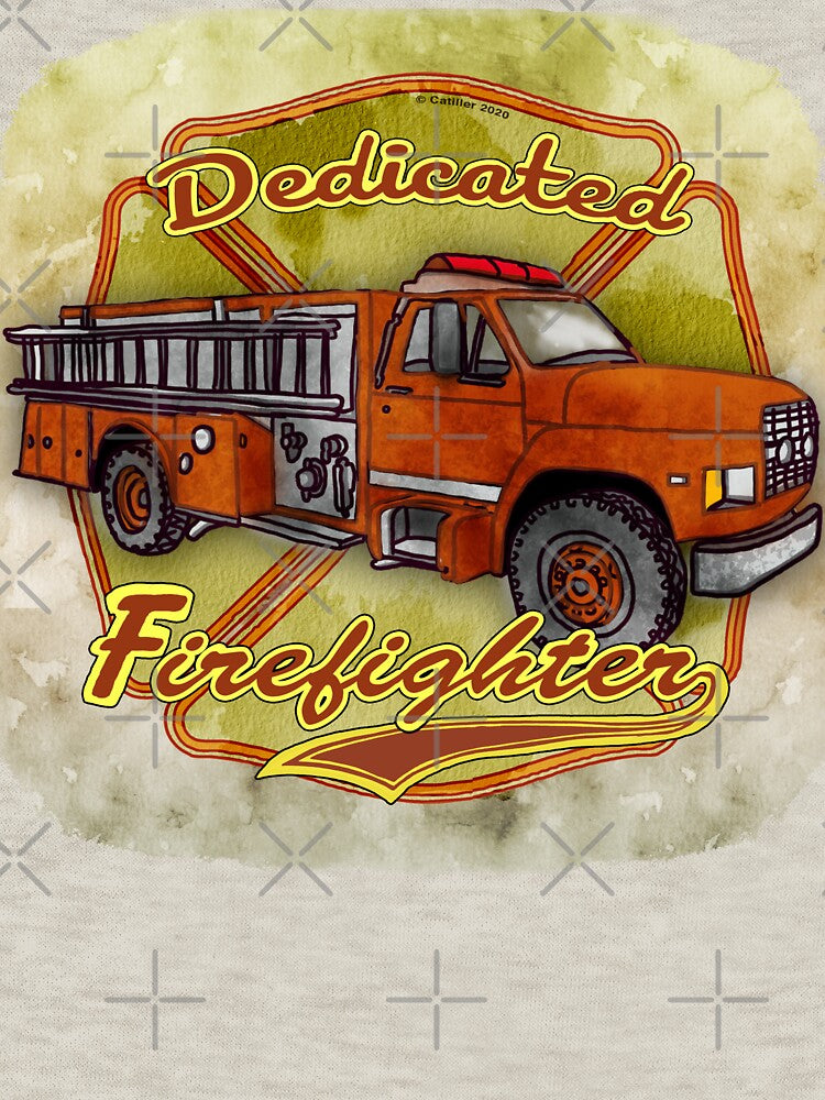 Dedicated Firetruck Firefighter by artmuvz