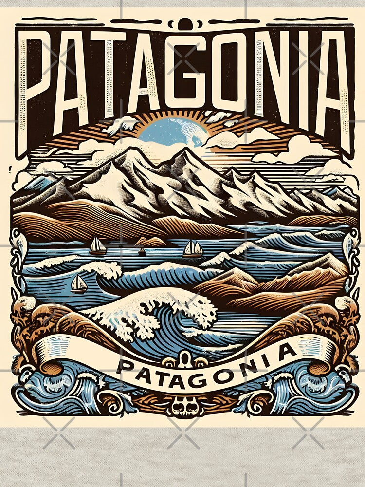 Patagonia illustration by MrSamCreative