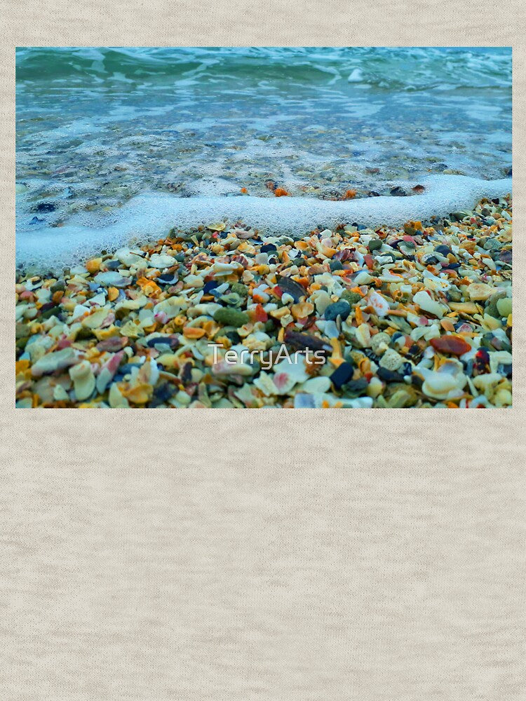 Sea Foam Ocean Edge and Shelly Beach Aesthetic 4 of 4 by Beachy