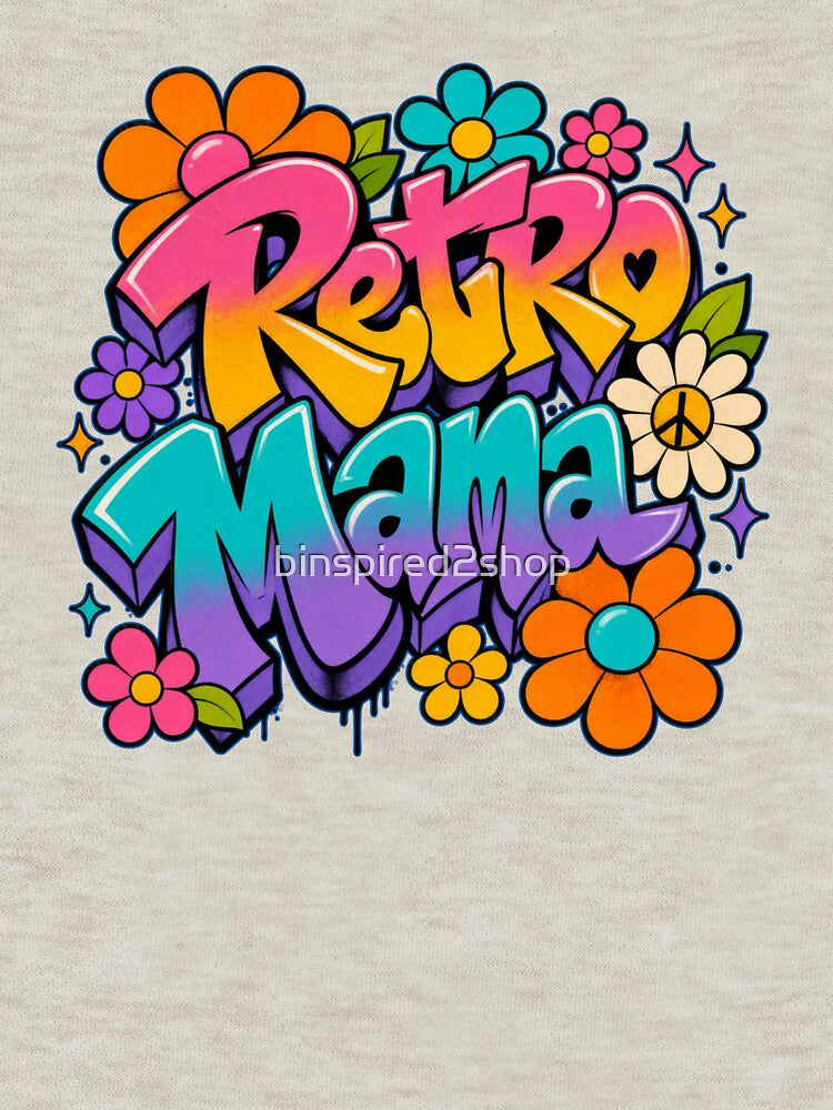 Floral Retro Mama by binspired2shop