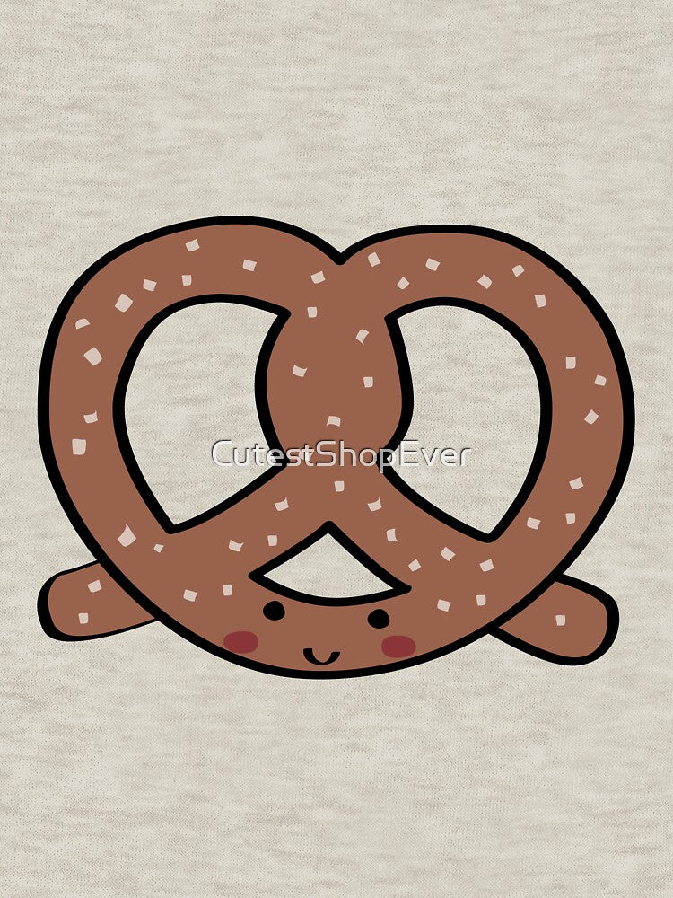 Kawaii Pretzel - Soft Salty Snack Foodie Gift by CutestShopEver