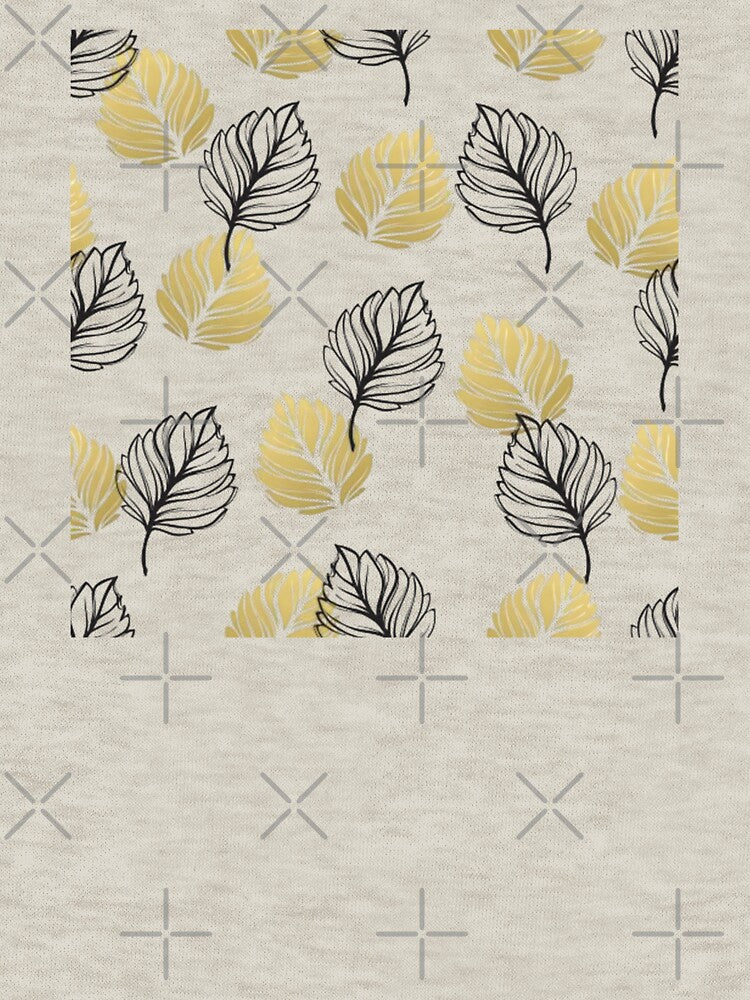 Caramel Mocha Leaf Foliage | Autumn Earth Tone Nature Design by Imaginarium Depot - ImaginariumDepot.us