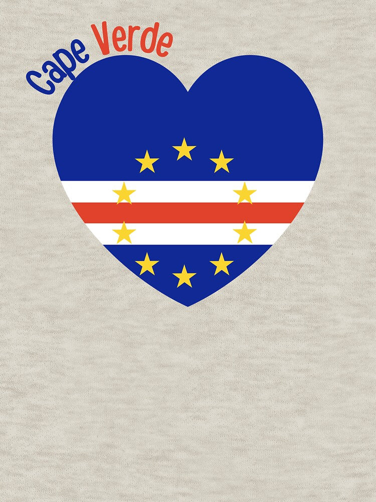 Cape Verde Flag Sticker | Cabo Verde Flag Vinyl Decal | Cape Verde Flag Water Bottle Decal | Cape Verdean Pride Laptop Sticker | Cabo Verde Pride Gift | Cape Verdean Gift Boxy T-Shirt by VainPro