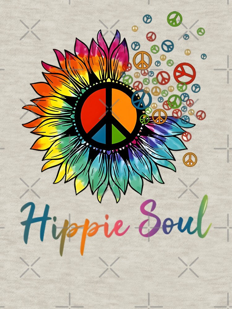 Hippy Chick Boho Canvas Wall Art - Bohemian Décor Collection | Eclectic Boho Art & Home Design by Imaginarium Depot - ImaginariumDepot.us