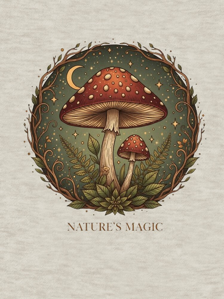 Mystical Mushroom Aesthetic Nature Magic by Animartzx