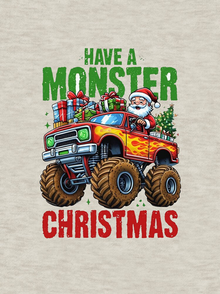 Santa Claus Monster Truck — Have a Monster Christmas Funny Holiday Gift by Colorful-Garden