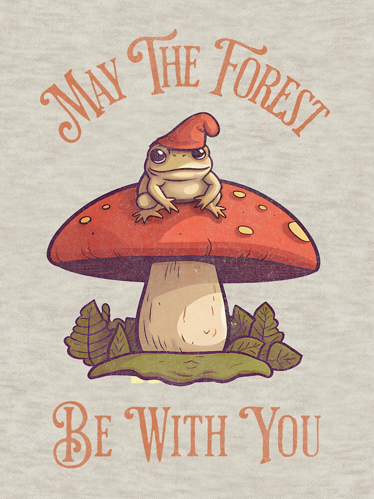 Goblincore Frog May The Forest Be With You by Asevera