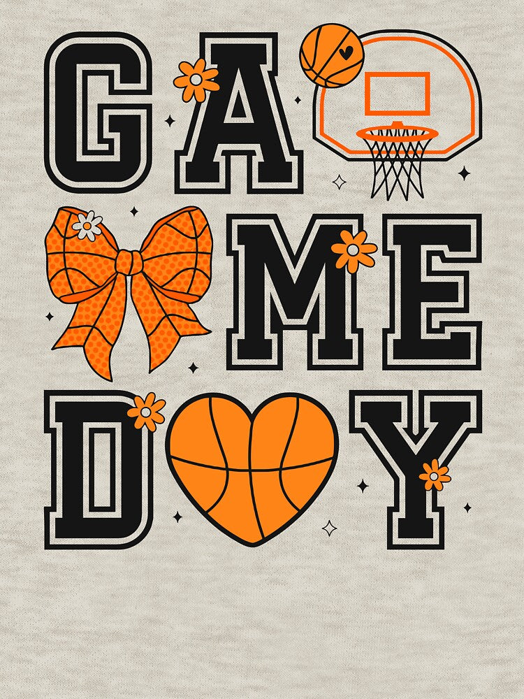 Basketball, Basketball Game Day, Basketball Mama, Basketball Mom, Coquette Basketball, Game Day by Ilalemaitre