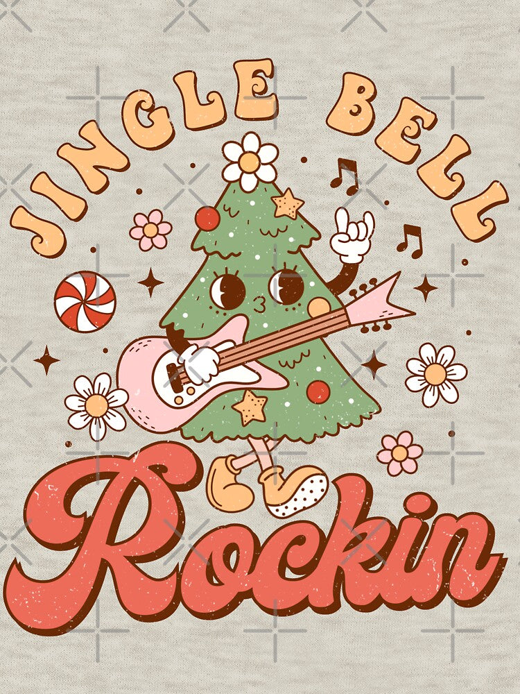 Jingle Bell Rockin Retro Groovy Christmas by mariejosee22
