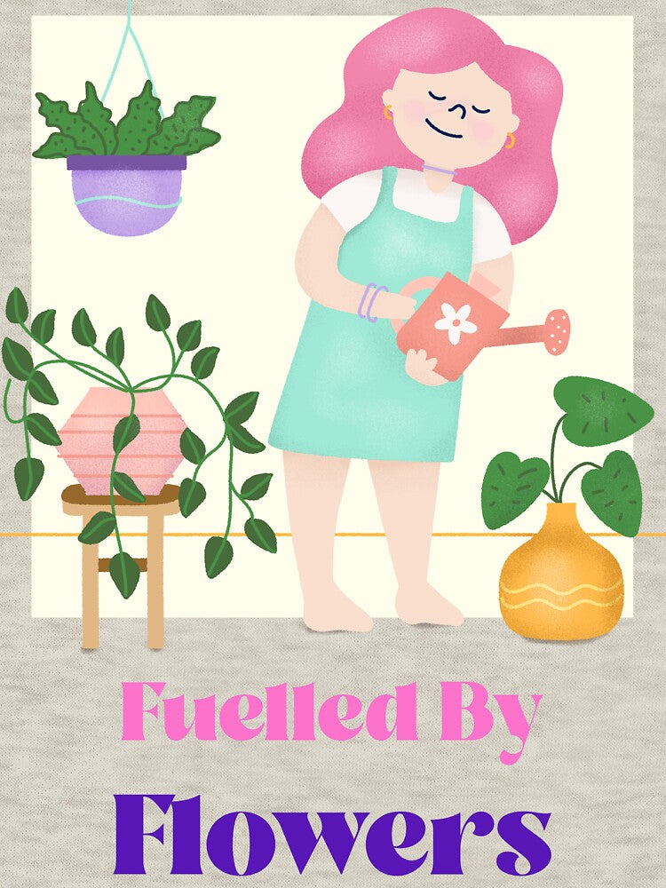 Fuelled By Flowers T Shirt by Bingley-Tees