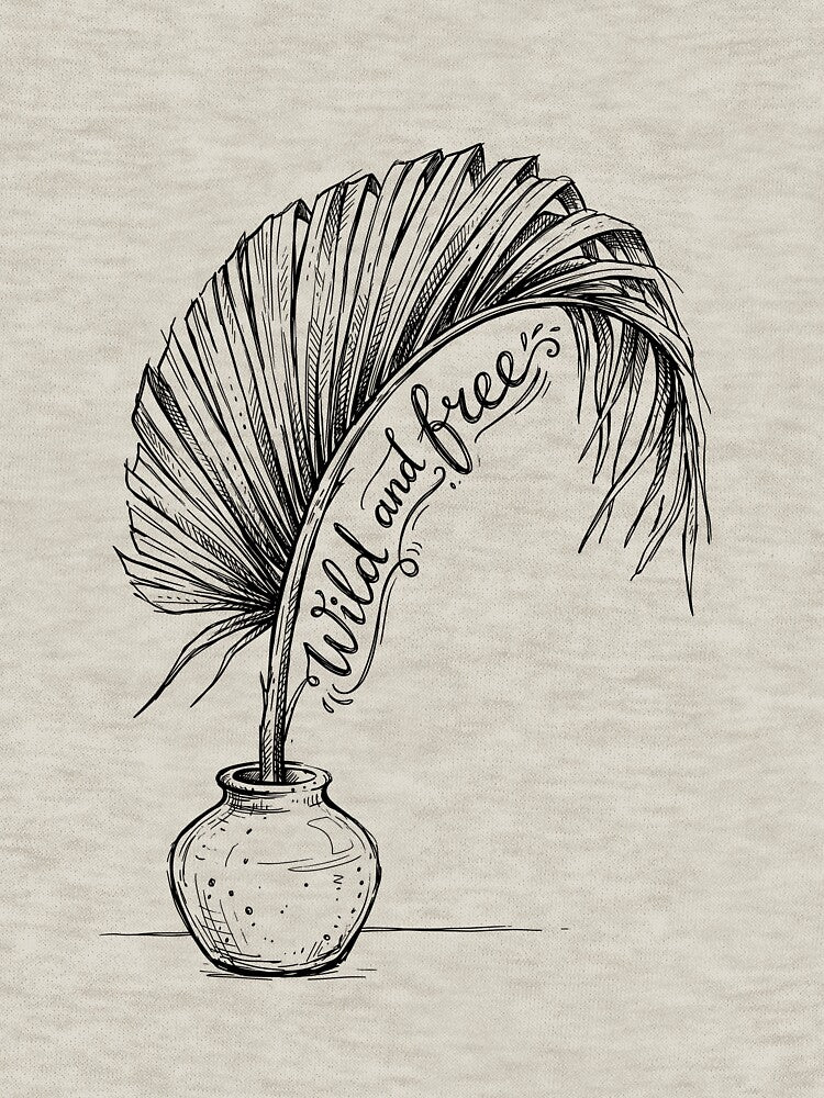 Palm Leaf Arc - Boho Botanical by bapupa