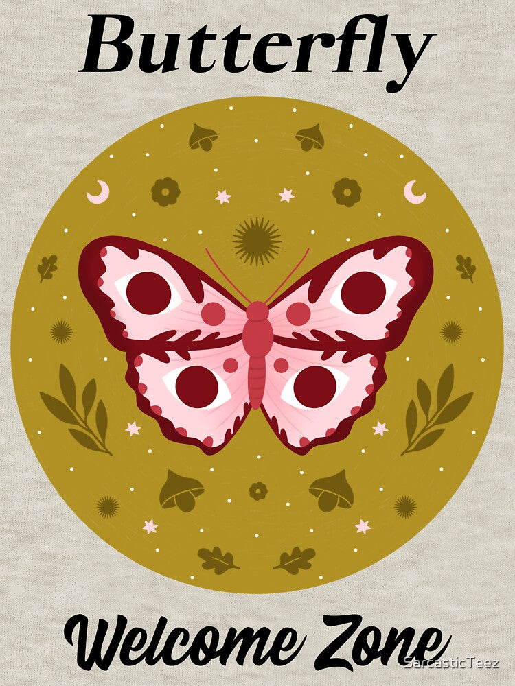 Butterfly Welcome Zone by SarcasticTeez