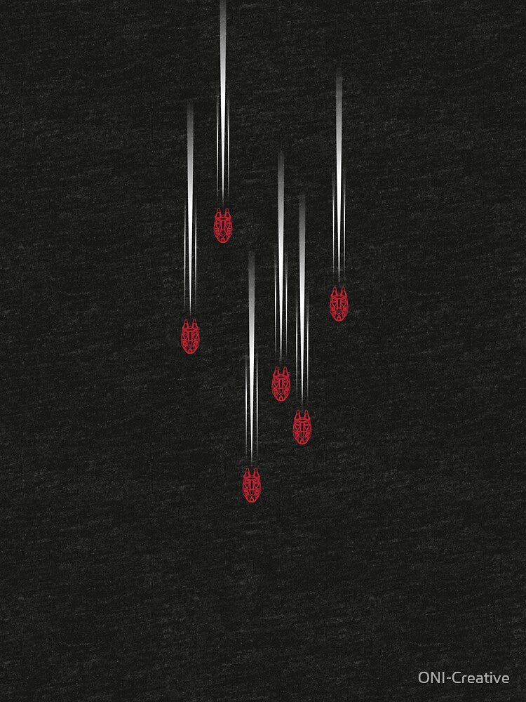 ODST Drop Pods - Red Pods with White Streaks by ONI-Creative Unisex