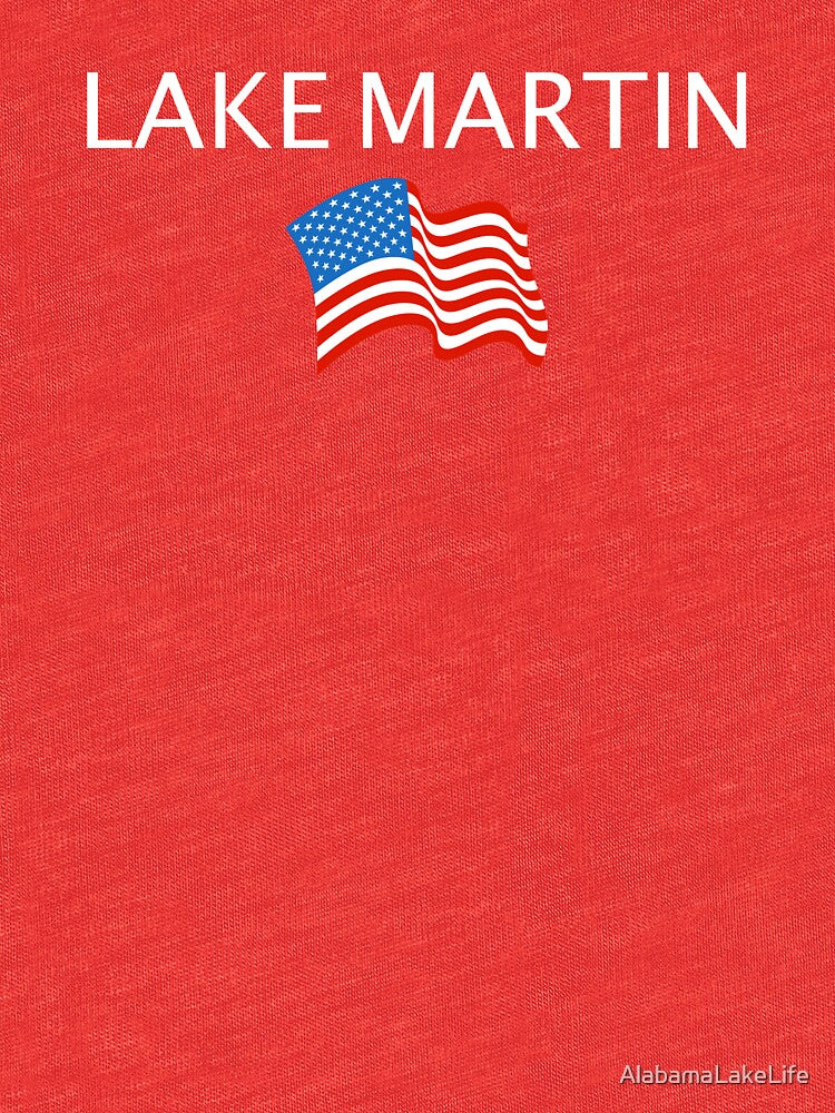 Lake Martin with Stars and Bars v.2 by AlabamaLakeLife