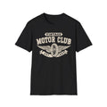 Vintage Motor Club T Shirt Retro Biker Graphic Tee Unisex Cotton Shirt Unisex