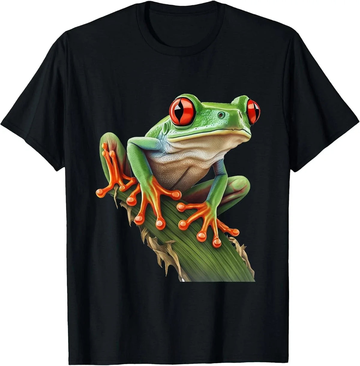 Red Eyed Tree Frog Rainforest Amphibian Leaping Frog Gift Size S-4XL Unisex