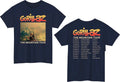 Gorillaz The Mountain Tour Front and Back Print, Gorillaz Band Tour Date Unisex