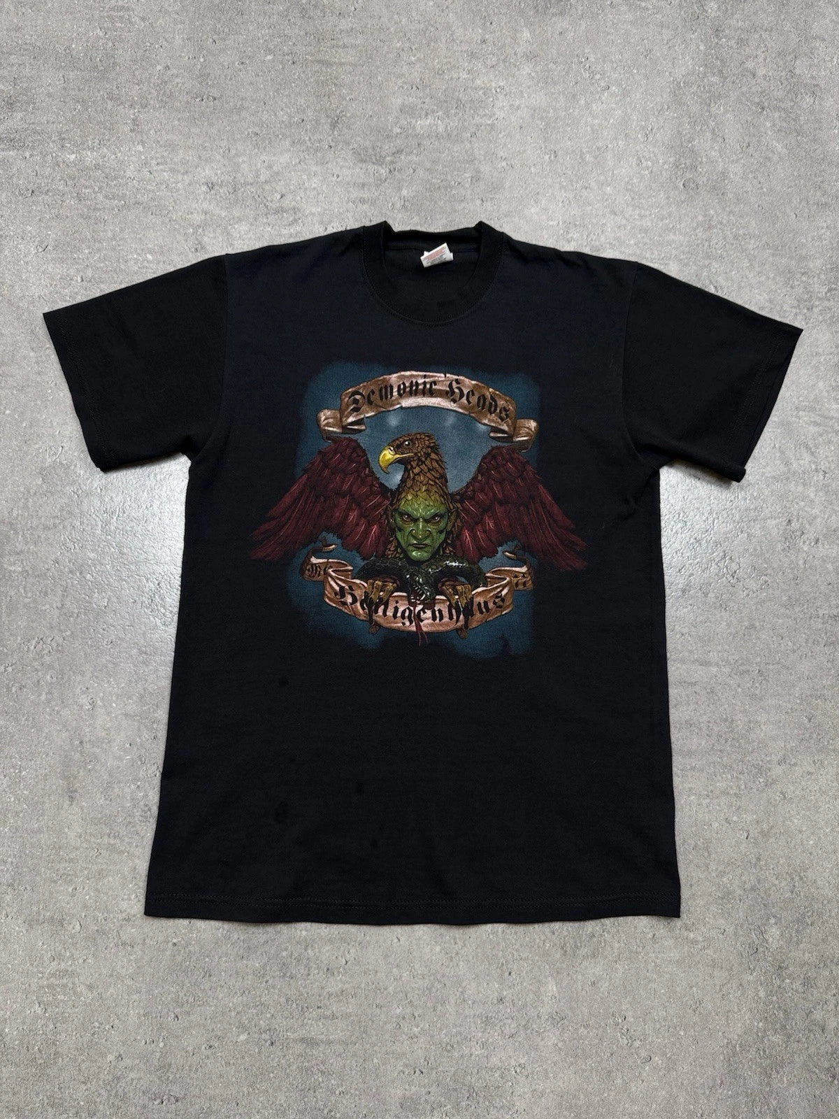 Vintage O0s Demonic Heads Retro Style Motorcycle Unisex