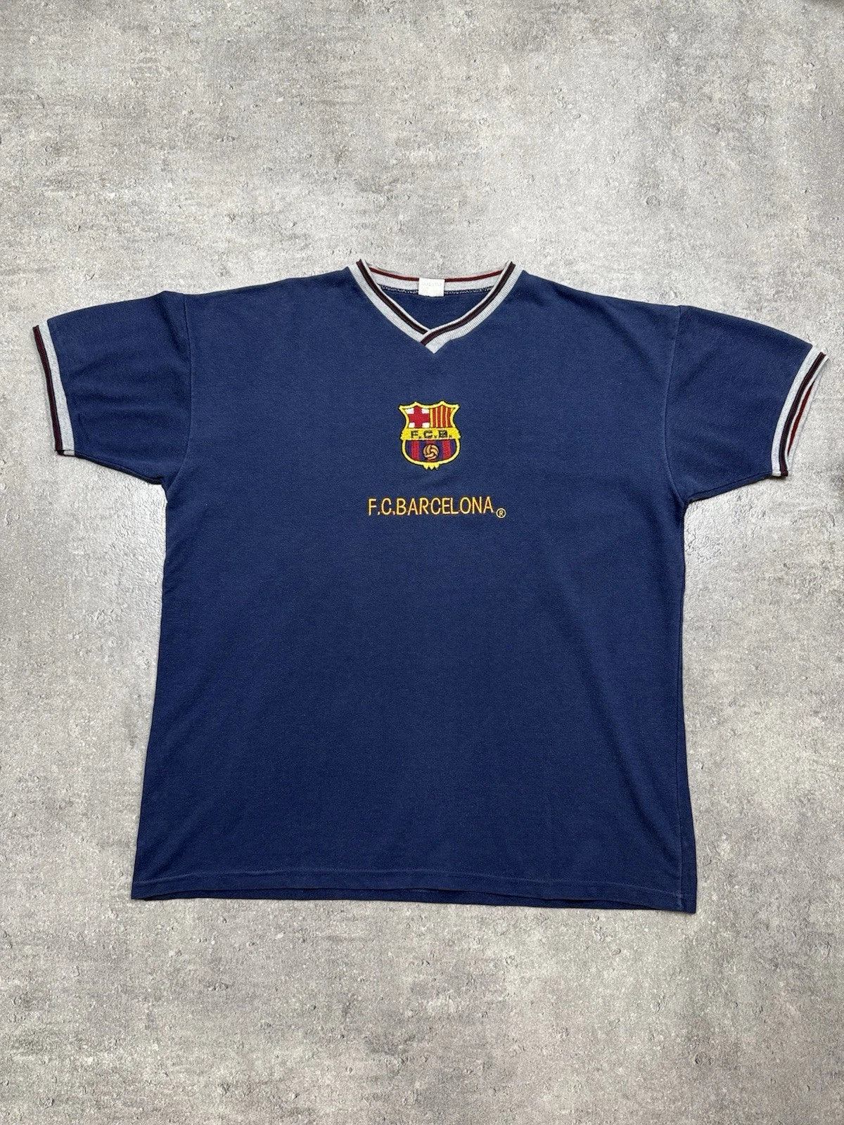 Vintage 90s Football F.C. Barcelona Retro Gabma Unisex