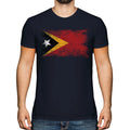 EAST TIMOR DISTRESSED FLAG MENS TOP TIMOR LOROSA'E TIMORESE TIMOR-LESTE Unisex