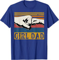 Girl Dad Men Father of Girls Fathers Day Vintage Unisex