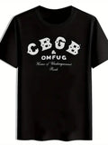 Men's Vintage Rock Band Graphic - CBGB & HOM OF UNDERGROUND ROCK Print, Unisex