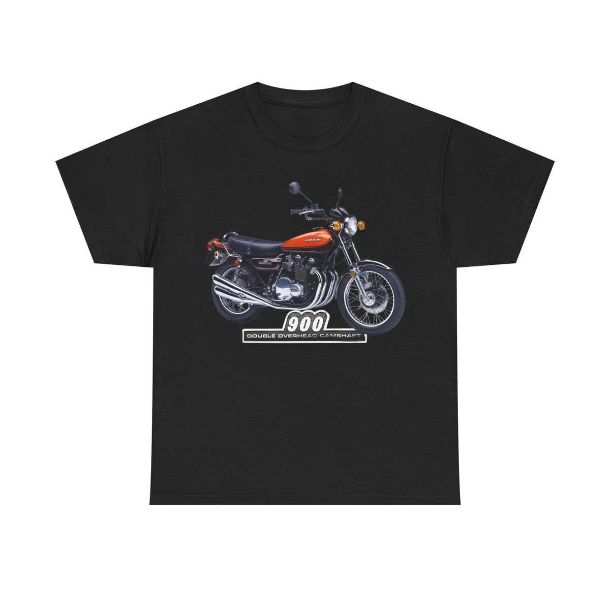 Kawasaki Z1 Z900 Unisex Heavy Cotton Tee Classic Motorcycle Printed in USA Unisex