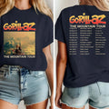 Retro Cartoon Music Inspired Tour Front & Back Print Unisex Fan Tee Unisex