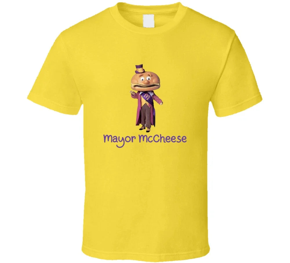 Mcdo Mayor Mccheese Vintage Retro Style And Apparel T Shirt Unisex